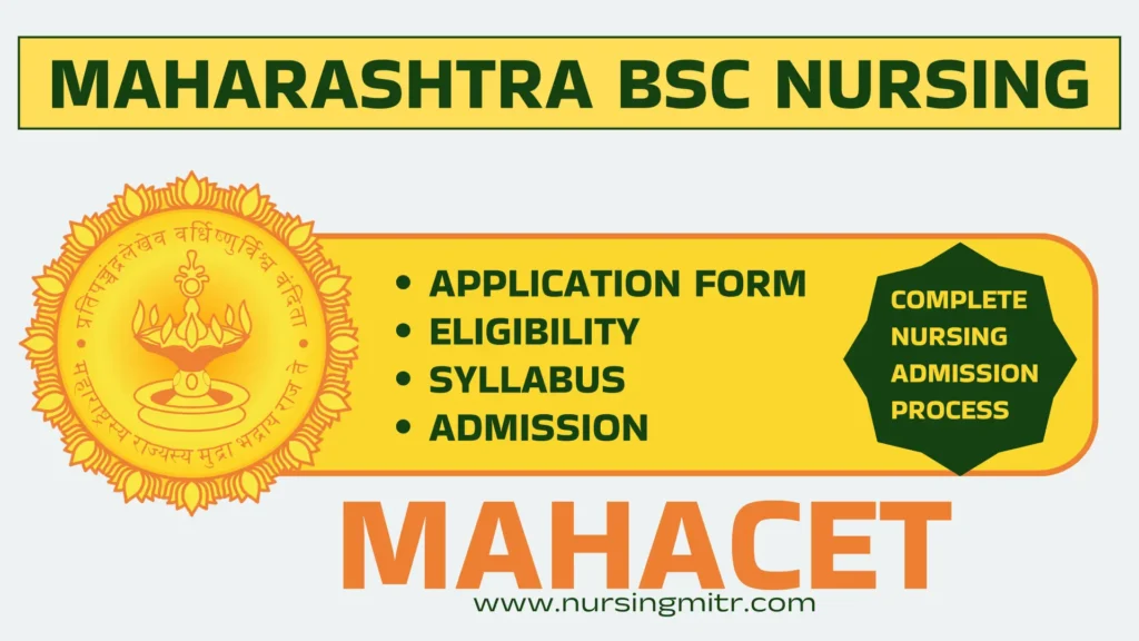 MAHARASHTRA BSC Nursing 2026
