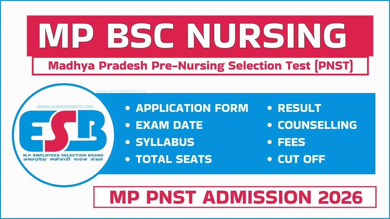 MP BSc Nursing Admission 2026