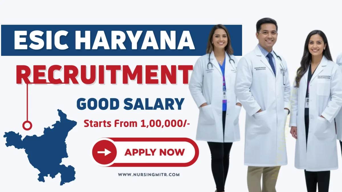 ESIC Haryana Recruitment