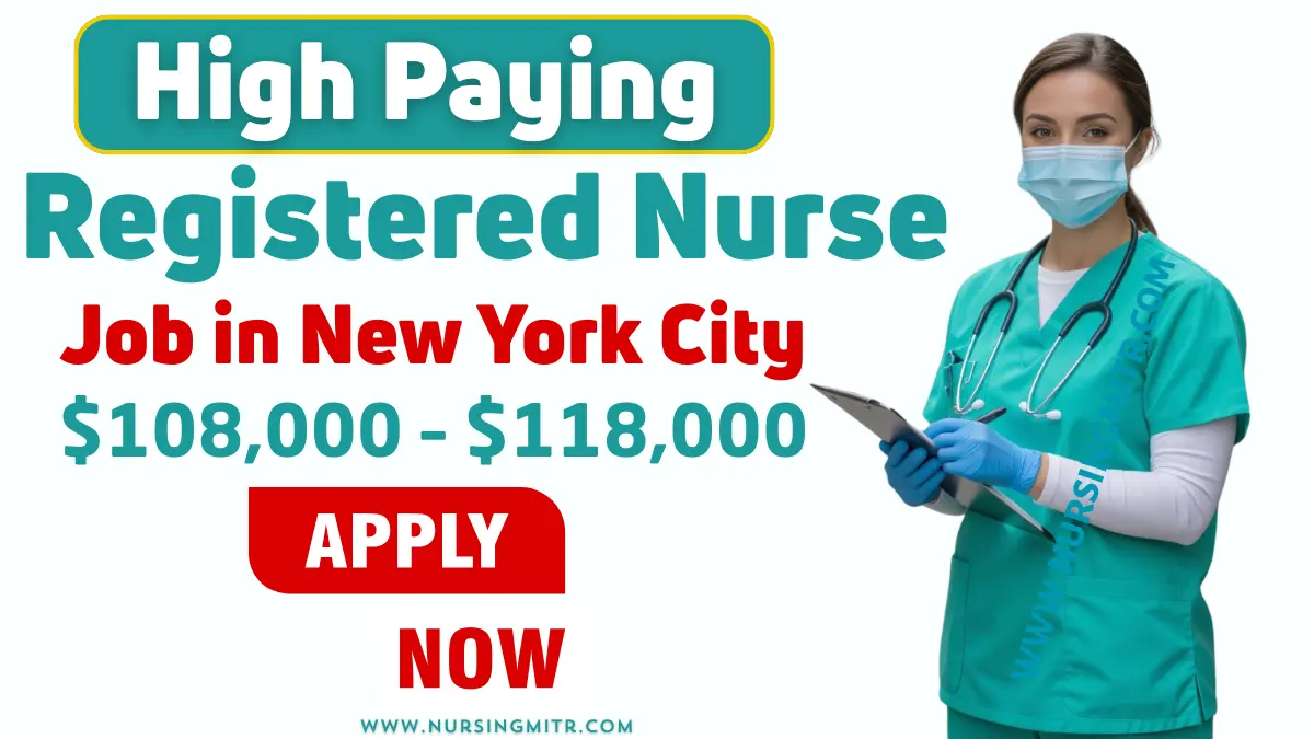 High paying Registered Nurse Job