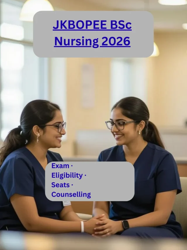 JKBOPEE BSc Nursing 2026 Exam