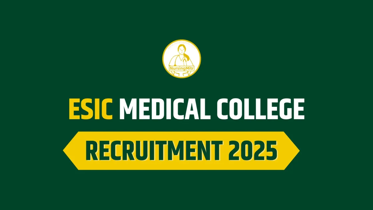 ESIC Medical College Indore Recruitment 2025 124 Teaching Faculty & Senior Resident Posts