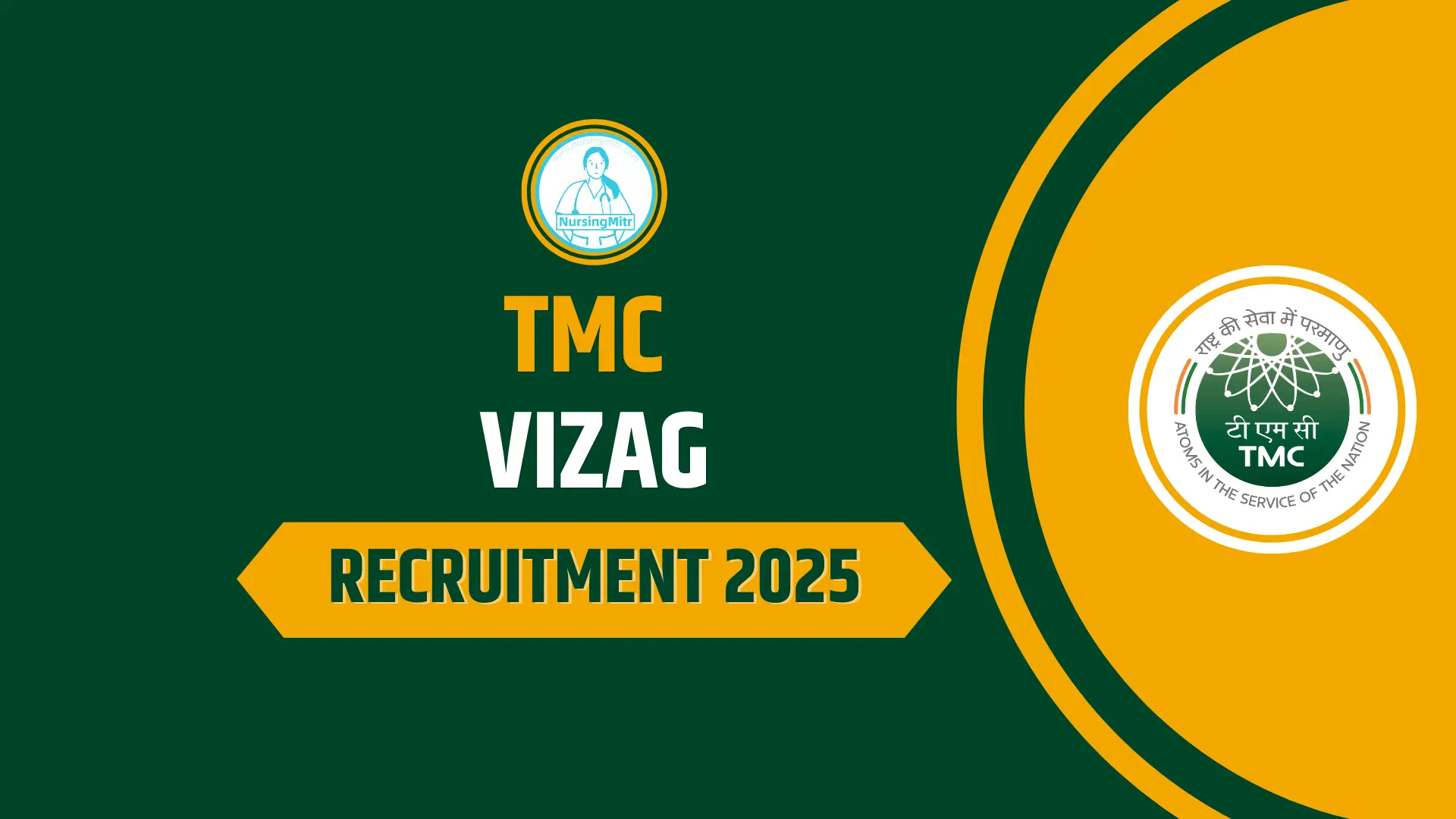 TMC Vizag Recruitment 2025 – Apply @tmc.gov.in for 15 Medical & Technical Posts
