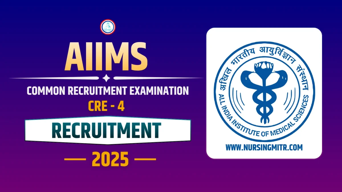 AIIMS CRE Recruitment 2025: Notification, Selection Process, Eligibility & Exam Date
