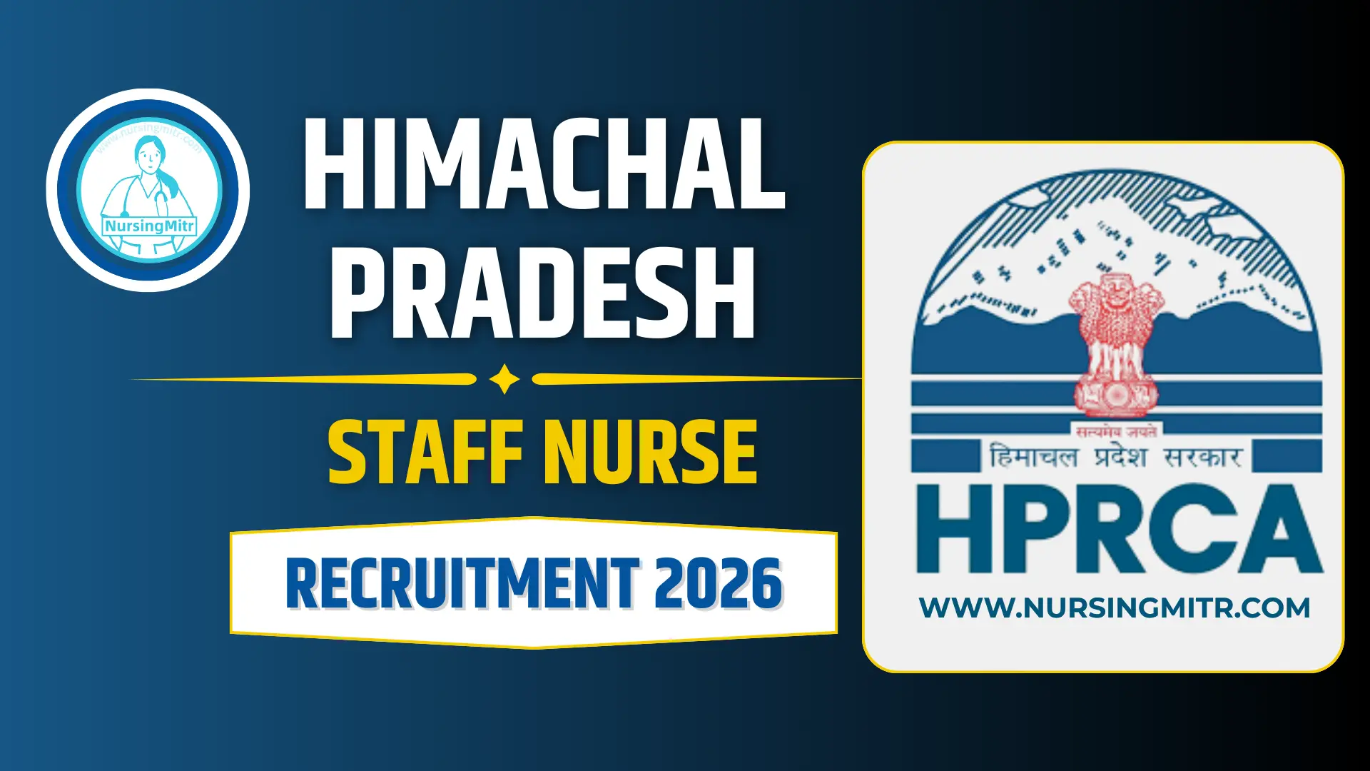 Himachal Pradesh Staff Nurse Recruitment 2026