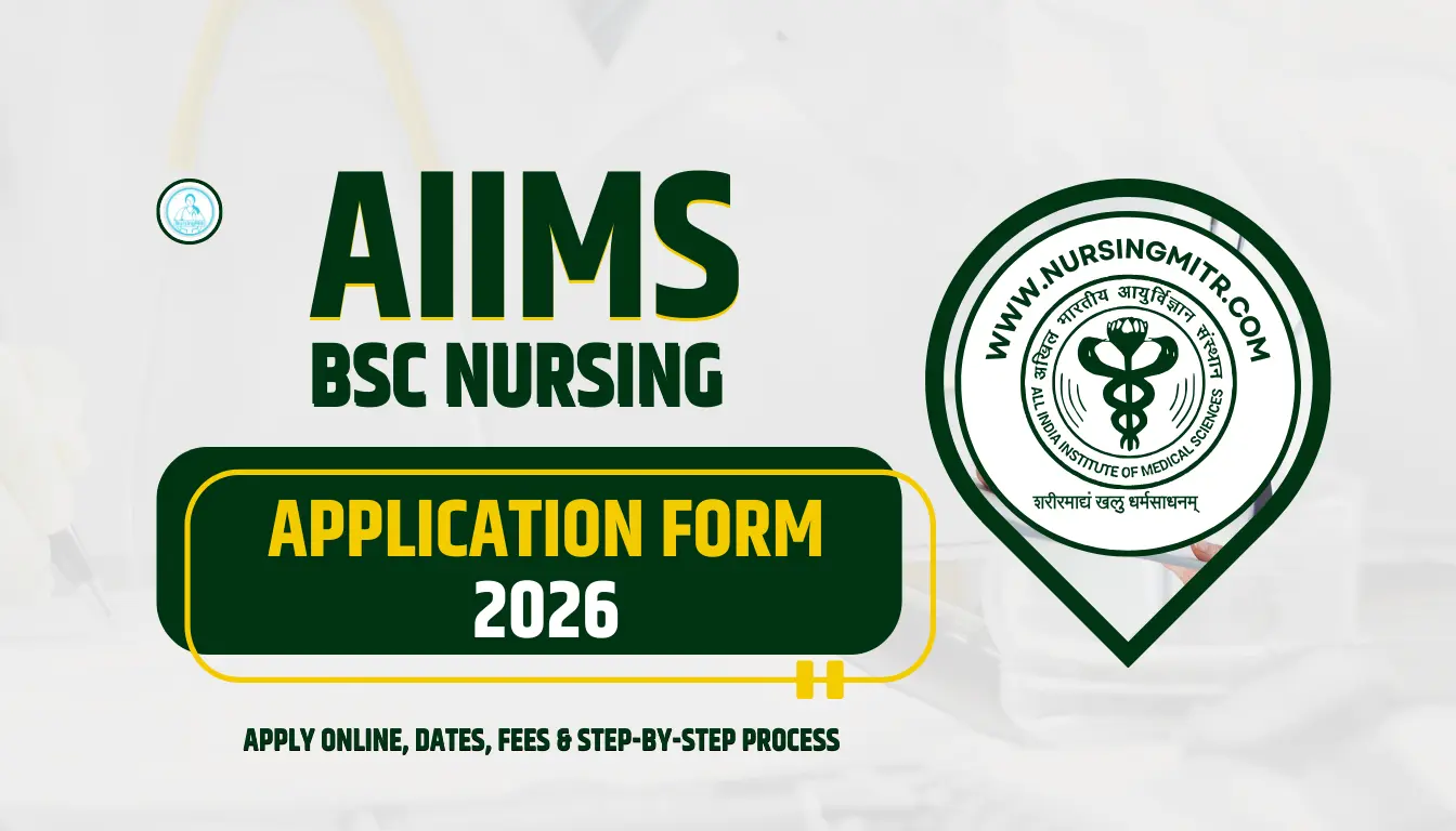 AIIMS BSc Nursing Application Form 2026 Apply Online