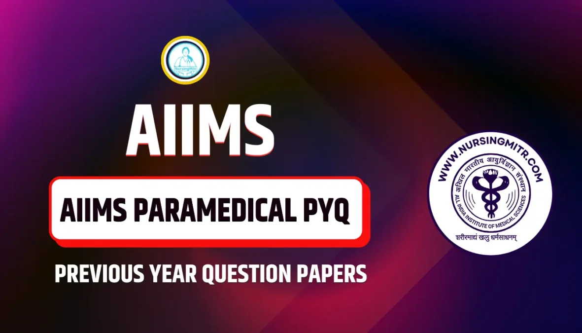 AIIMS Paramedical Question Paper
