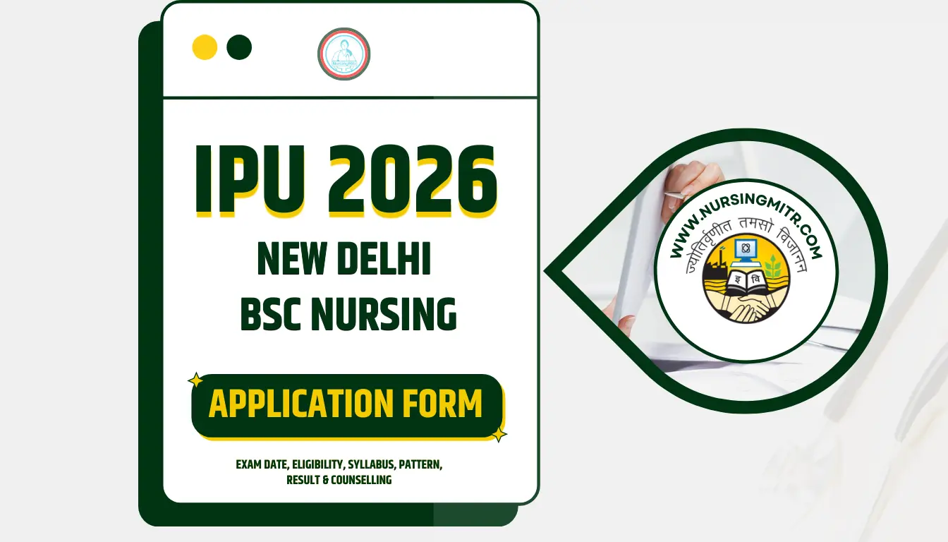 IPU CET 2026 BSc Nursing Application Form