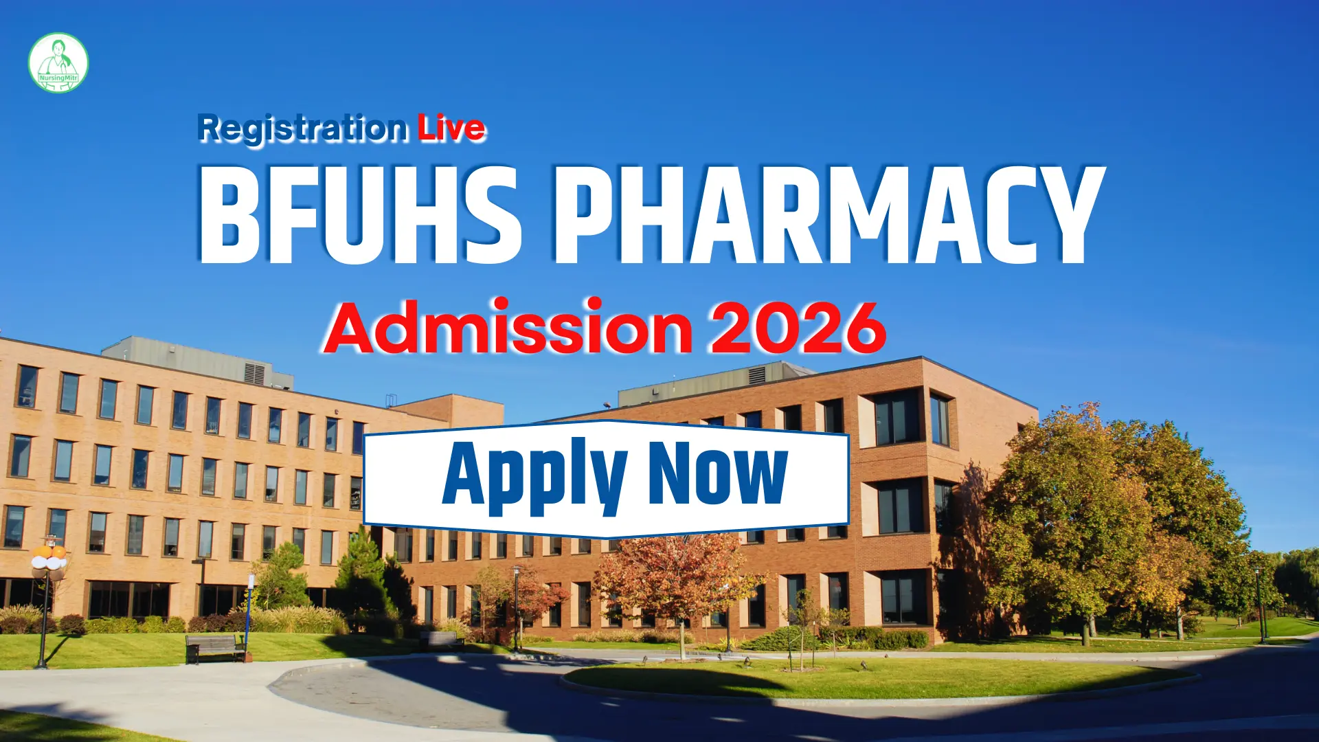 BFUHS Pharmacy Admission 2026 – Apply Online for B.Pharmacy, Lateral Entry & M.Pharmacy at UIPSR Faridkot