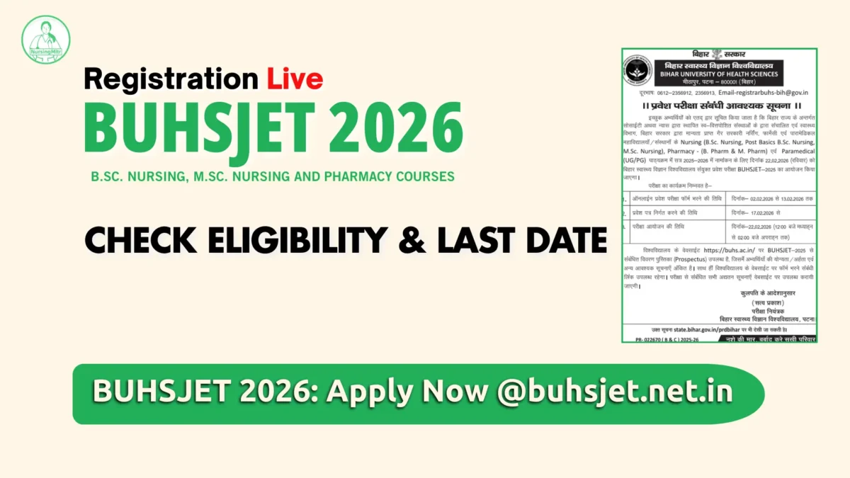 BUHSJET 2026 Apply Now: Check New Rule, Eligibility, Syllabus, Fee @buhsjet.net.in BUHSJET 2026 Apply Now: Check New Rule, Eligibility, Syllabus, Fee
