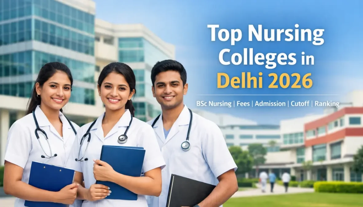 Top Nursing Colleges in Delhi 2026: Best BSc Nursing College, Fees, Admission, Cutoff & Ranking