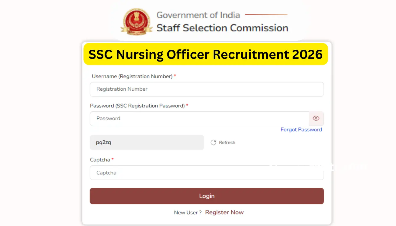 SSC Nursing Officer Vacancy 2026 notification released for 107 CGHS Nursing Officer vacancies with apply online last date.