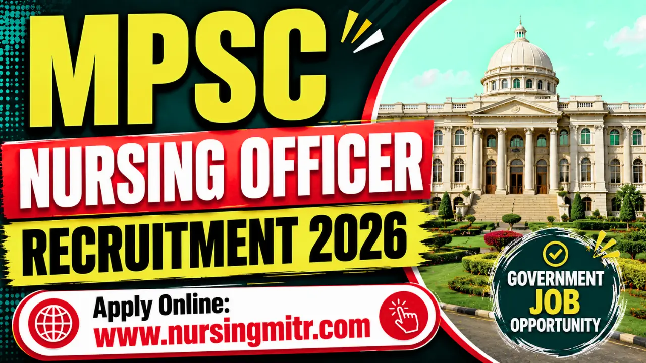 Mizoram PSC Nursing Officer Recruitment 2026 Apply Online Started