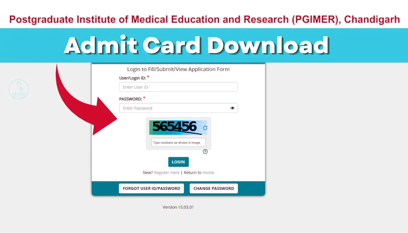 PGIMER MSc Nursing Admit Card 2026 Released, Exam on 31 May