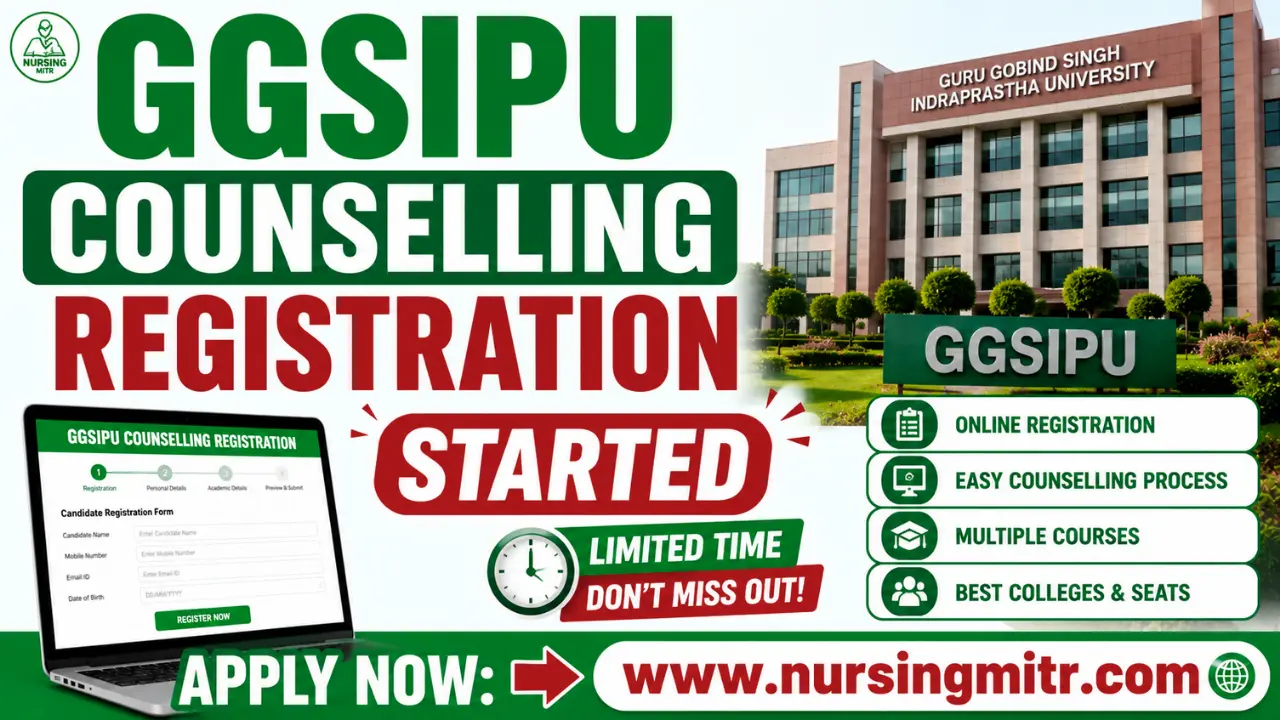 IPU Counselling 2026 Registration Started: GGSIPU Admission Process, Seat Allotment, Choice Filling & Important Dates