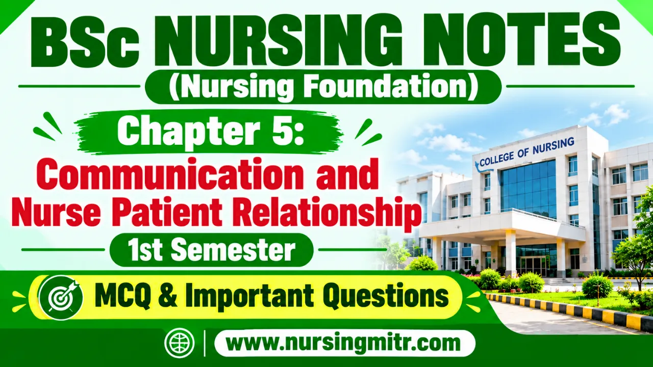 Communication And Nurse Patient Relationship: Notes & Important ...