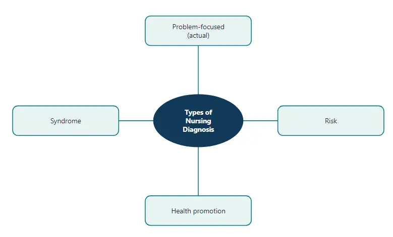 Four types of nursing diagnosis (NANDA-I)