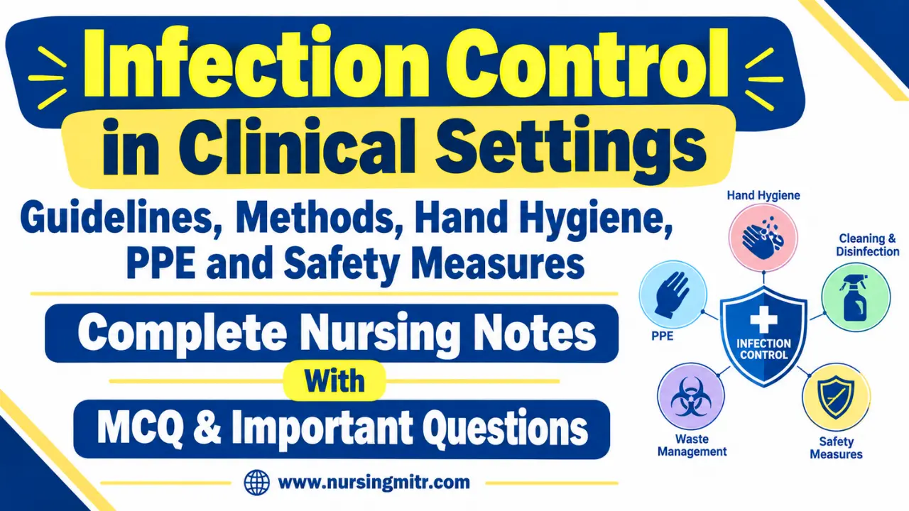 Infection Control in Clinical Settings