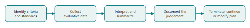 Process of evaluation
