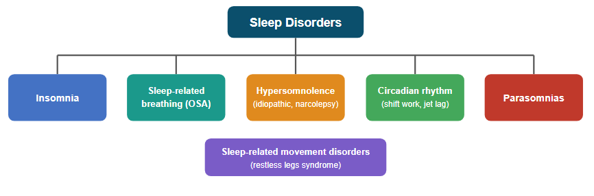 Types of sleep disorders
